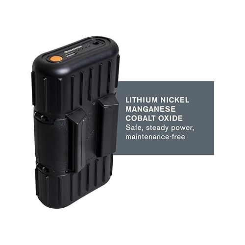 셀레스트론 Celestron - PowerTank Lithium LT Telescope Battery - Rechargeable Portable 12V Power Supply for Computerized Telescopes - 8 Hour capacity/73.3 Wh - 1 USB Ports