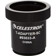 Celestron T-Adapter with SCT 5, 6, 8 with 9.25, 11, 14, Black (93633-A)