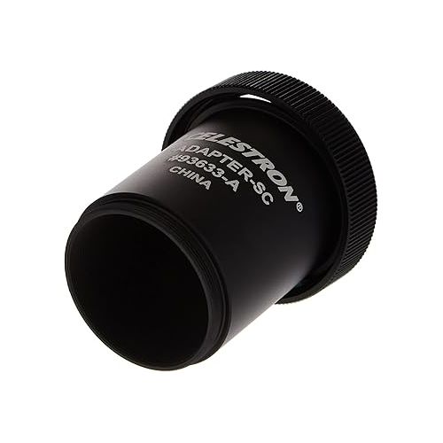 셀레스트론 Celestron T-Adapter with SCT 5, 6, 8 with 9.25, 11, 14, Black (93633-A)