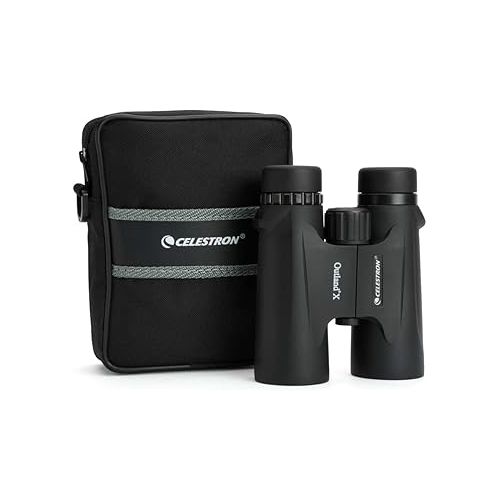 셀레스트론 Celestron - Outland X 8x42 Binoculars - Waterproof & Fogproof - Binoculars for Adults - Multi-Coated Optics and BaK-4 Prisms - Protective Rubber Armoring