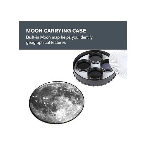 셀레스트론 Celestron - Moon Filter Kit - Fits 1.25