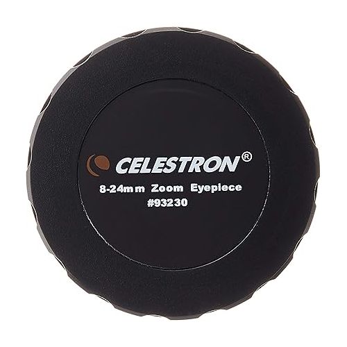 셀레스트론 Celestron - Zoom Eyepiece for Telescope - Versatile 8mm-24mm Zoom for Low Power and High Power Viewing - Works with Any Telescope That Accepts 1.25