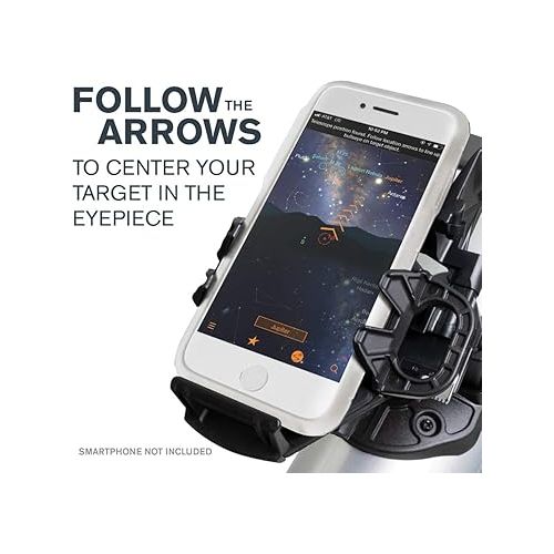 셀레스트론 Celestron - StarSense Explorer LT 80AZ Smartphone App-Enabled Telescope - Works with StarSense App to Help You Find Stars, Planets & More - iPhone/Android Compatible