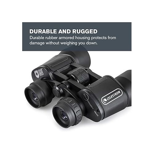 셀레스트론 Celestron - EclipSmart Safe Solar Eclipse Binoculars - Full-Size 10x42MM Solar Binoculars - Exclusive Solar Binocular - Crystal Clear Views of The Sun, Solar Eclipses, Transits & Sunspots - Black