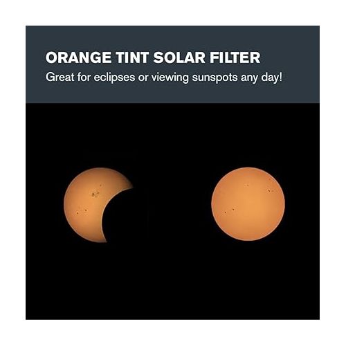 셀레스트론 Celestron - EclipSmart Safe Solar Eclipse Telescope Filter - Meets ISO 12312-2:2015(E) Standards - Works with 8” Schmidt-Cassegrain/EdgeHD Telescopes - Observe Eclipses & Sunspots - Secure Fit