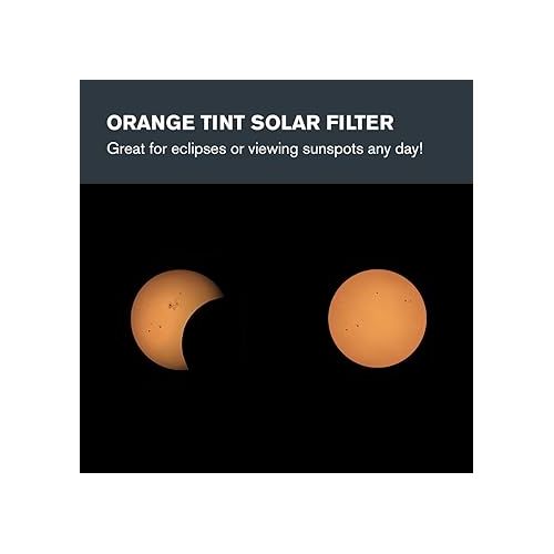 셀레스트론 Celestron - EclipSmart Safe Solar Eclipse Telescope Filter - Meets ISO 12312-2:2015(E) Standards - Works on AstroMaster 114EQ & Celestron 114AZ-SR Telescope - View Eclipses & Sunspots - Safe, Snug Fit