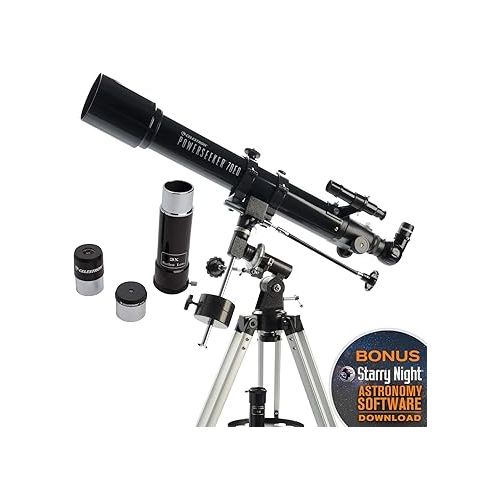 셀레스트론 Celestron PowerSeeker 70EQ Telescope w/ Accessory Kit