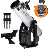 Celestron - StarSense Explorer 8-inch Dobsonian Smartphone App-Enabled Telescope - Works with StarSense App to Help You Find Nebulae, Planets & More - 8” DOB Telescope - iPhone/Android Compatible