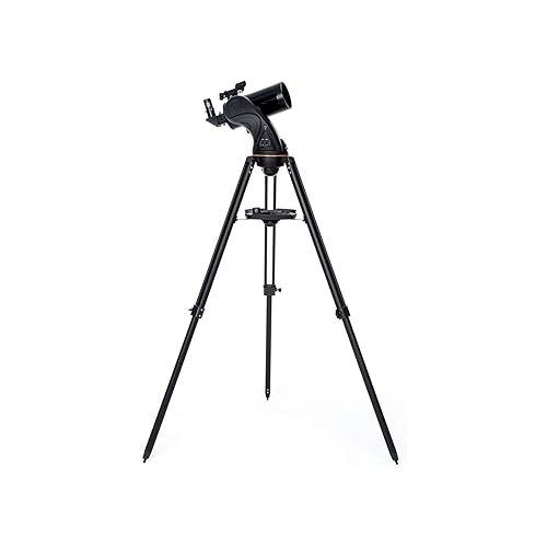 셀레스트론 Celestron Astro Fi 102 Wi-Fi Maksutov Wireless Reflecting Telescope, Black (22202)