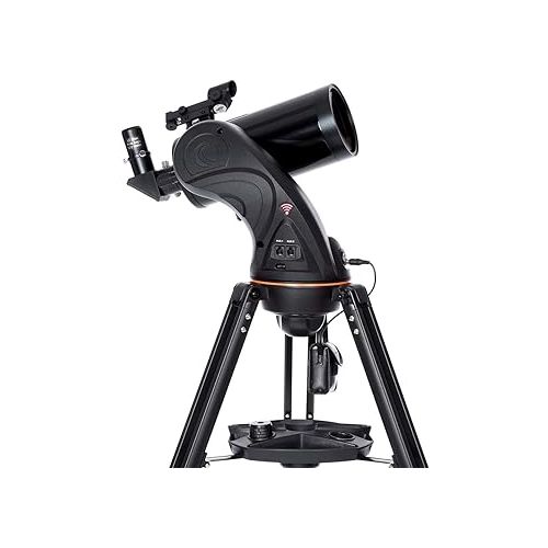 셀레스트론 Celestron Astro Fi 102 Wi-Fi Maksutov Wireless Reflecting Telescope, Black (22202)