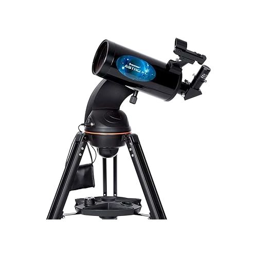 셀레스트론 Celestron Astro Fi 102 Wi-Fi Maksutov Wireless Reflecting Telescope, Black (22202)