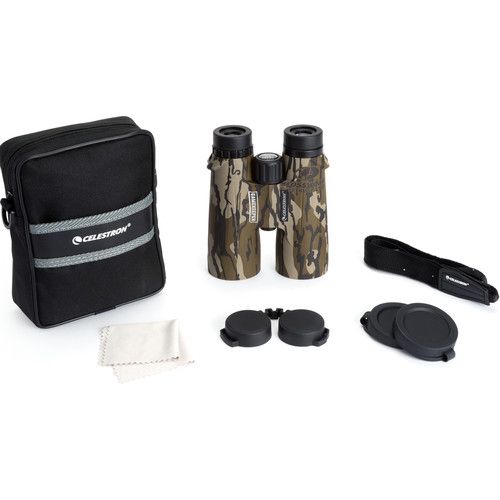 셀레스트론 Celestron 12x50 Gamekeeper Roof Prism Binoculars (Mossy Oak Bottomland Camo)