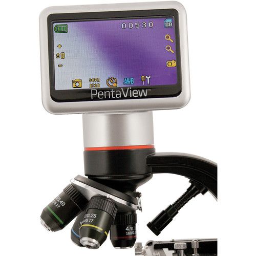 셀레스트론 Celestron PentaView 5.0MP Cordless Digital Microscope (Black)