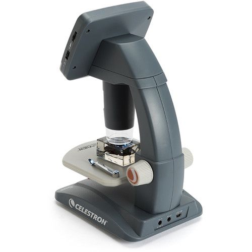 셀레스트론 Celestron 44360 Infiniview LCD Digital Cordless Microscope (110 V, Gray)