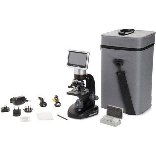 셀레스트론 Celestron TetraView 5.0MP Cordless Digital Microscope (Black)