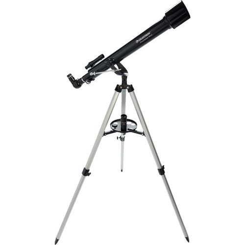 셀레스트론 Celestron PowerSeeker 60 60mm AZ Refractor Telescope and EclipSmart Solar Filter Kit