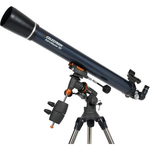 셀레스트론 Celestron AstroMaster 90EQ 90mm f/11 Refractor Telescope