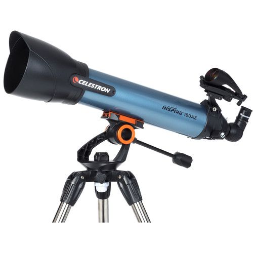 셀레스트론 Celestron Inspire 100AZ 100mm f/6.6 Alt-Az Refractor Telescope