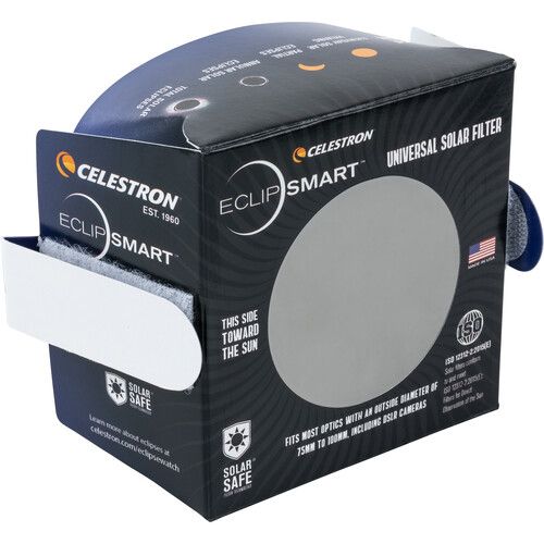 셀레스트론 Celestron EclipSmart Universal Solar Filter for Optics 75mm to 100mm