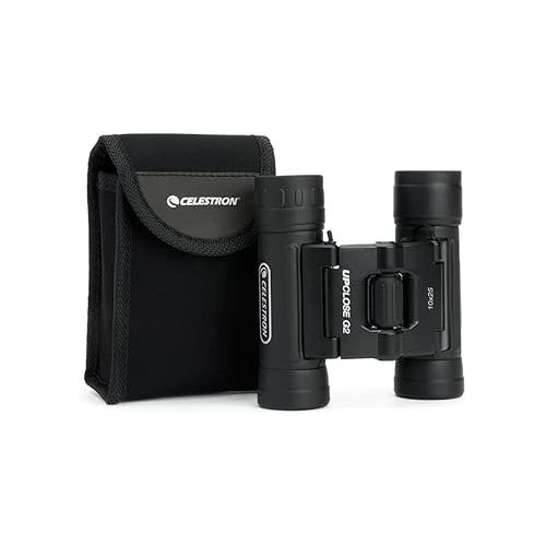 셀레스트론 Celestron - UpClose G2 10x25 Binocular - Multi-Coated Optics for Bird Watching, Wildlife, Scenery and Hunting - Roof Prism Binocular for Beginners - Includes Soft Carrying Case