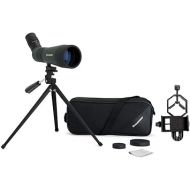 Celestron - LandScout 60mm Angled Spotting Scope - Fully Coated Optics - 12-36x Zoom Eyepiece - Rubber Armored - Tabletop Tripod and Smartphone Adapter