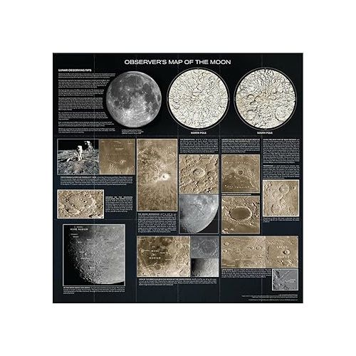 셀레스트론 Celestron Observer’s Map of The Moon