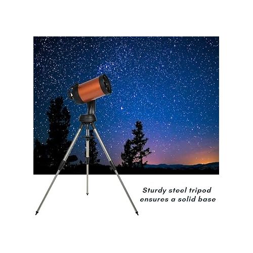 셀레스트론 Celestron NexStar 8SE Schmidt-Cassegrain Computerized Telescope Bundle with Telescope Eyepiece/Filter Accessory Kit (2 Items)