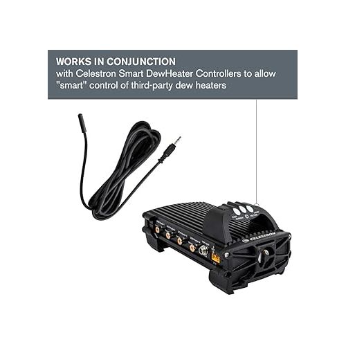 셀레스트론 Celestron - Thermistor Cable - Works with Celestron Smart DewHeater and Power Controller - 6’ Cable