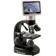 Celestron - PentaView LCD Digital Microscope- Biological Microscope with a Built-in 5MP Digital Camera - Adjustable Mechanical Stage -Carrying Case and 4GB Micro SD Card