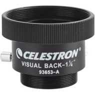 Celestron 93653-A 1.25-Inch Visual Back Metal Adapter (Black)