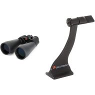 Celestron - SkyMaster 25x70 Binocular - Large Aperture Binoculars with 70mm Objective Lens - 25x High Powered Binoculars - Includes Case & 93524 Roof and Porro Binocular Tripod Adapter, Black