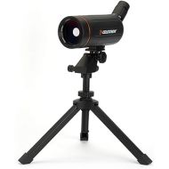 Celestron - Mini MAK 70mm Angled Spotting Scope - Maksutov Spotting Scope - Great for Long Range Viewing - 25-75x Zoom Eyepiece - Multi-Coated Optics - Rubber Armored - Tabletop Tripod Included