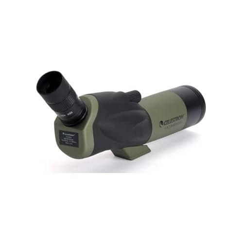 셀레스트론 Celestron - Ultima 65 Angled Spotting Scope - 18-55x Zoom Eyepiece - Multi-Coated Optics for Bird Watching, Wildlife, Scenery and Hunting - Waterproof and Fogproof - Includes Soft Carrying Case