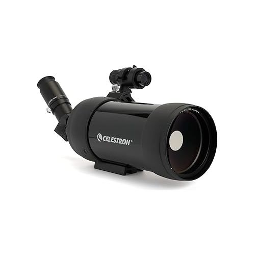 셀레스트론 Celestron - MAK 90mm Angled Spotting Scope - Maksutov Spotting Scope - Great for Long Range Viewing - 39x Magnification with 32mm Eyepiece - Multi-Coated Optics - Rubber Armored