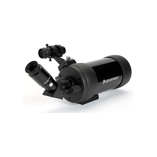 셀레스트론 Celestron - MAK 90mm Angled Spotting Scope - Maksutov Spotting Scope - Great for Long Range Viewing - 39x Magnification with 32mm Eyepiece - Multi-Coated Optics - Rubber Armored