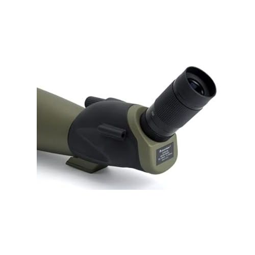 셀레스트론 Celestron - Ultima 100 Angled Spotting Scope - 22-66x Zoom Eyepiece - Multi-Coated Optics for Bird Watching, Wildlife, Scenery and Hunting - Waterproof & Fogproof- Includes Soft Carrying Case