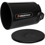 Celestron - Aluminum Telescope Dew Shield with Cover Cap - Fits 8” Schmidt Cassegrain, EdgeHD, and RASA telescopes