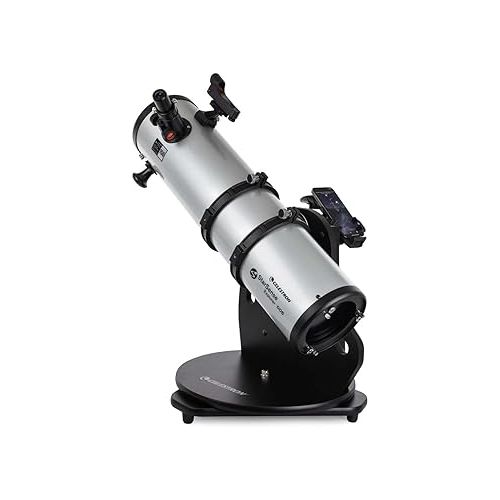 셀레스트론 Celestron Starsense Explorer 150mm Tabletop Dobsonian Telescope - Smartphone App-Enabled for Stargazing Enthusiasts Bundle with Metal Adjustable Tripod (2 Items)