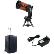 Celestron NexStar 8 SE Telescope with 8/9.25/11-Inch Optical Tube (94004) and 18778 AC Adapter (Black)