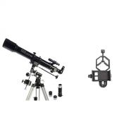 Celestron PowerSeeker 70EQ Telescope with Basic Smartphone Adapter 1.25 Capture Your Discoveries