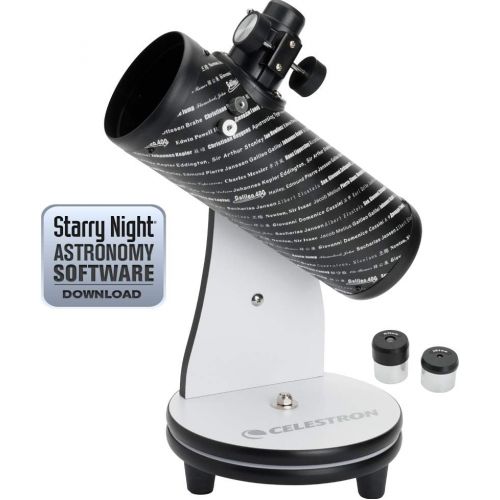셀레스트론 Celestron 21024 FirstScope Telescope & 21024-ACC FirstScope Accessory Kit (Black)