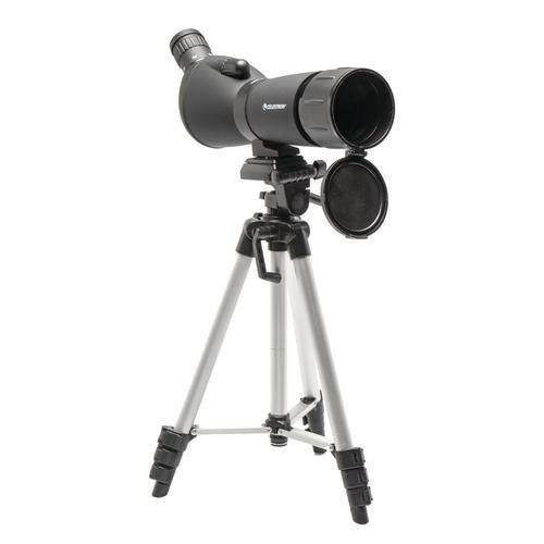 셀레스트론 Celestron 20-60x60 Spotting Scope with Full Tripod and Soft Carrying Case, Fully Coated, Waterproof & Fogproof