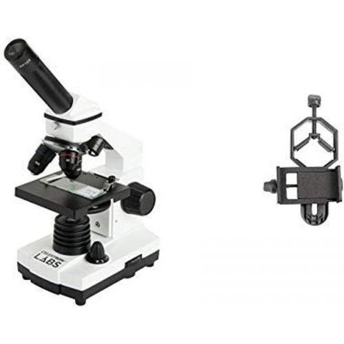 셀레스트론 Celestron CM800 Compound Microscope w/40x - 800x power, 10x and 20x eyepieces, AC adapter with Basic Smartphone Adapter 1.25
