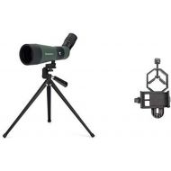 Celestron 52322 Landscout 12-36x60 Spotting Scope (Army Green) with Basic Smartphone Adapter 1.25