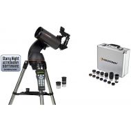 Celestron NexStar 90SLT Mak Computerized Telescope (Black) with Eyepiece and Filter Kit  14 Piece Telescope Accessory Set