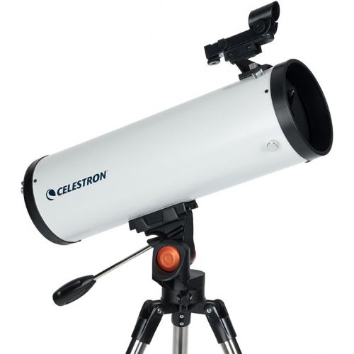 셀레스트론 Celestron 21079 Cometron 114AZ Telescope (White) with Basic Smartphone Adapter 1.25 Capture Your Discoveries