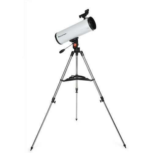 셀레스트론 Celestron 21079 Cometron 114AZ Telescope (White) with Basic Smartphone Adapter 1.25 Capture Your Discoveries