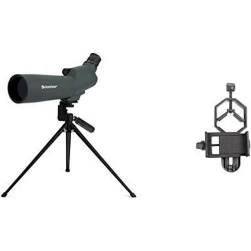 셀레스트론 Celestron 20-60x 60 MM 45 Degree UpClose Spotting Scope with Basic Smartphone Adapter