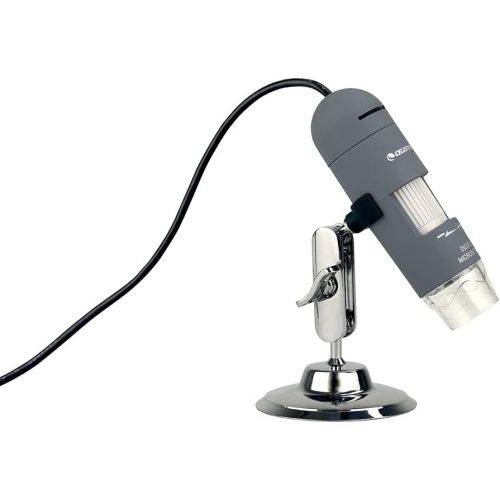 셀레스트론 Celestron Deluxe Handheld Digital Microscope, Capture Your Discoveries, (44302-C)