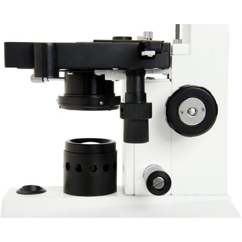 셀레스트론 Celestron CM2000CF Compound Microscope w/40x - 2000x power, mechanical stage, Abbe condenser, 4 Fully achromatic objectives, 10x and 20x eyepieces, course and fine focus, 10 prepar